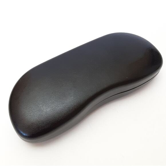 Ray-Ban Leather Hardshell Black Sunglasses Case Eyeglasses Cleaning Cloth - Picture 3 of 4